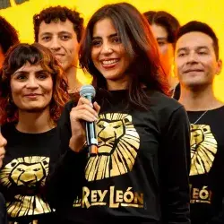 Majo, alumna del Tec Guadalajara, en El Rey León. 