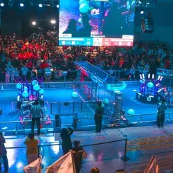 Plano general de la cancha del juego del robot en FIRST Regional Laguna 2025