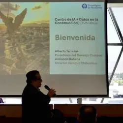 Enrique Cortés abre las sesiones para la creación de un Centro de IA y Datos en el Tec campus Chihuahua