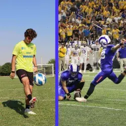 Roberto Medina, el jugador de Borregos Mty que ‘patea’ en dos canchas