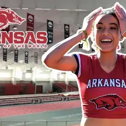 Mexican athlete receives sports scholarship at University of Arkansas