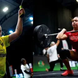 Letza Pichardo compitiendo en el Mundial de Functional Fitness