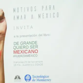 Invitación y portada de libro