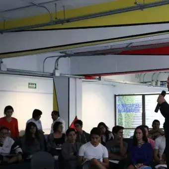 Alumnos de PrepaTec Querétaro durante el World Cafe5