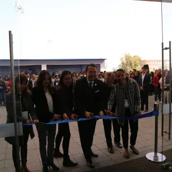 Corte de listón del EmpleaTec 2018.