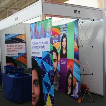 Stand de IBM.