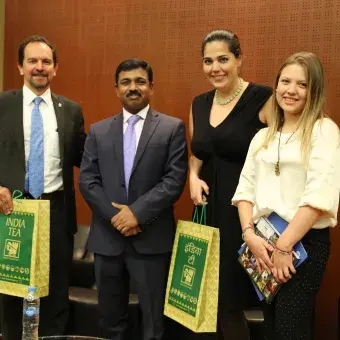 Muktesh K. Pardeshi, en su visita al Tec Santa Fe.