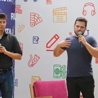 Edén Muñoz y René Allegretti, fundadores de Pixel Perfect VFX, empresa de efectos visuales