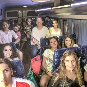 Rumbo a sus días de inmersión  