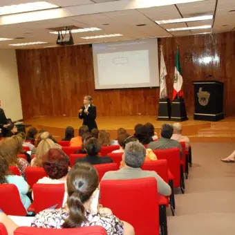 El auditorio antes 