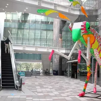 La comunidad Tec disfrutó de la vista de estas esculturas durante su recorrido por el campus