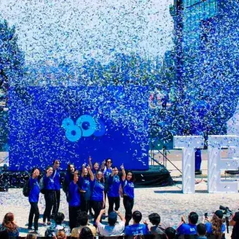Celebración estudiantil 80 aniversario Tec