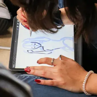 Escultura y dibujo: alumnos reestrenan aula de arte en Tec CSF