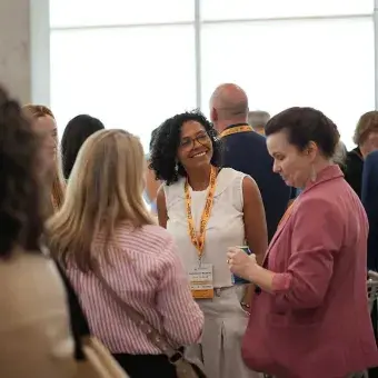 Asistentes de la cumbre convivieron durante el evento.