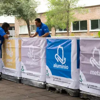Se recibieron papel, cartón, vidrio, metales y electrónicos.