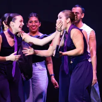Equipo de campus León, 1er lugar de Danza Urbana con Fatiga: la Socied