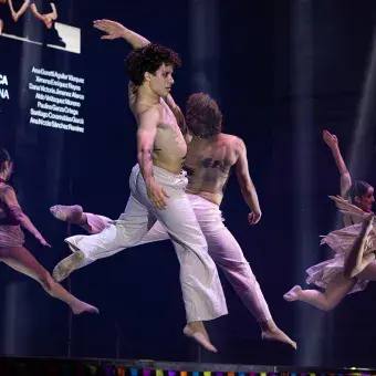 Estudiantes participando en el concurso Tec Dance 2026.